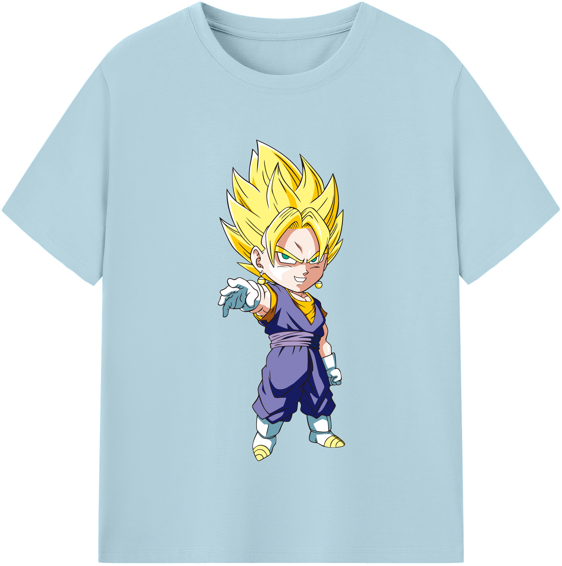 （画像用） ドラゴンボール ベジット DRAGON BALL Vegetto 綿100％半袖Tシャツ（フロントプリント）